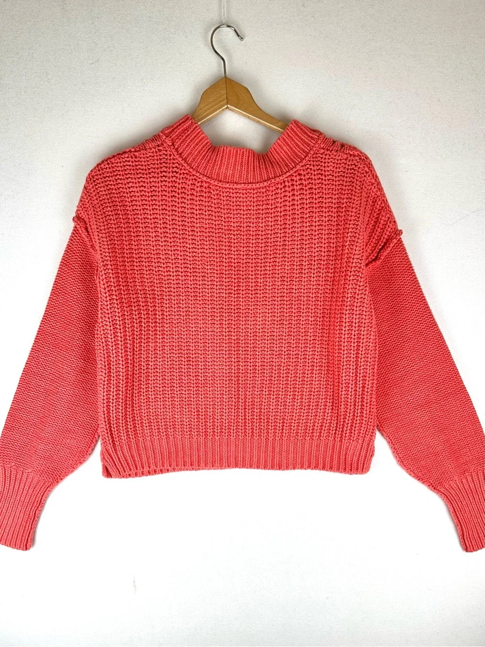Free People Bell Song Pullover Sweater Cropped
